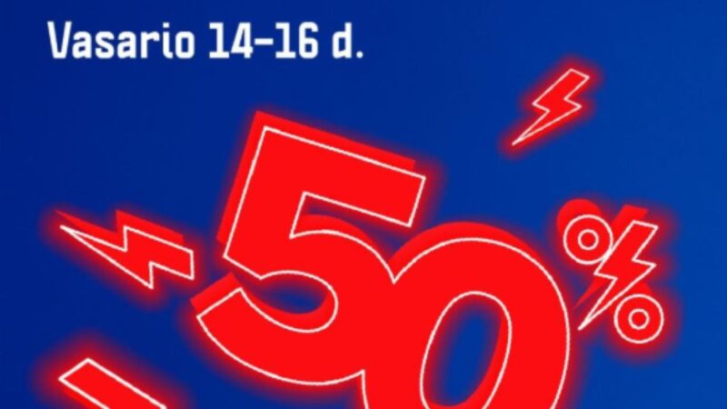 MAXIMA: Ne maisto prekėms – 50%, LIDL: Braškės – 50%. RIMI, IKI savaitgalio (2025.02.14–02.16) aktualiausios akcijos ir pasiūlymai