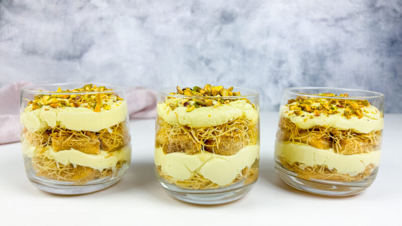 Dubajaus tiramisu su pistacijomis