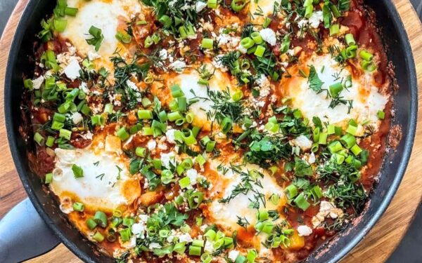 Izraelietiška pusryčių šakšuka su paprika