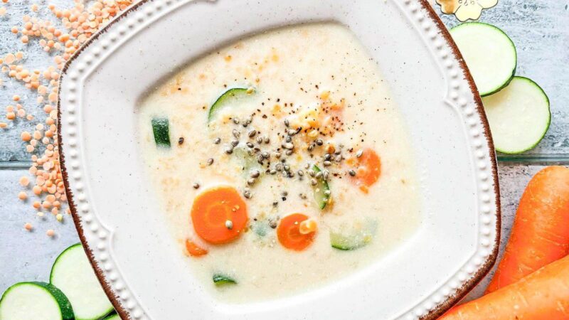 Lęšių sriuba su kokosų pienu