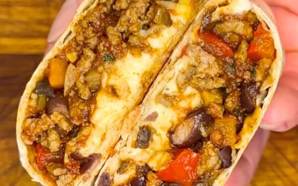 Maltos jautienos ir pupelių buritas