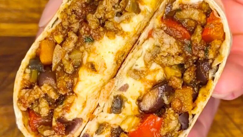 Maltos jautienos ir pupelių buritas