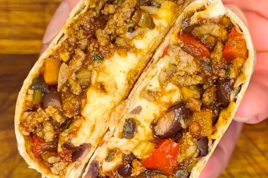 Maltos jautienos ir pupelių buritas