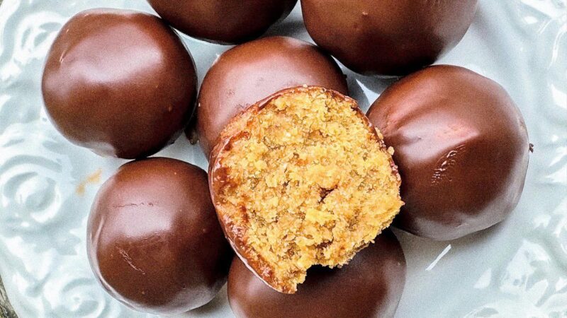 Riešutiniai triufeliai šokolade – man jie tobuli