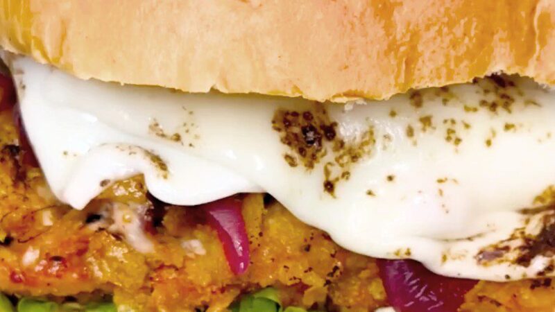 Mėsainiai su traškia vištiena