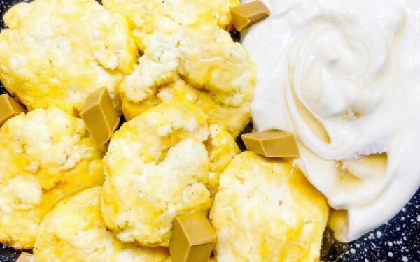 Varškėčiai orkaitėje be kvietinių miltų