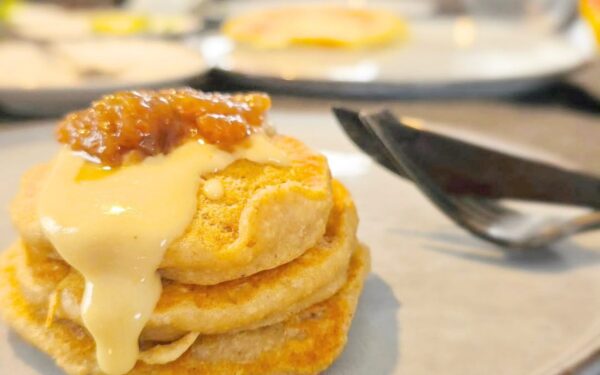 Veganiški blynai su avižiniais dribsniais