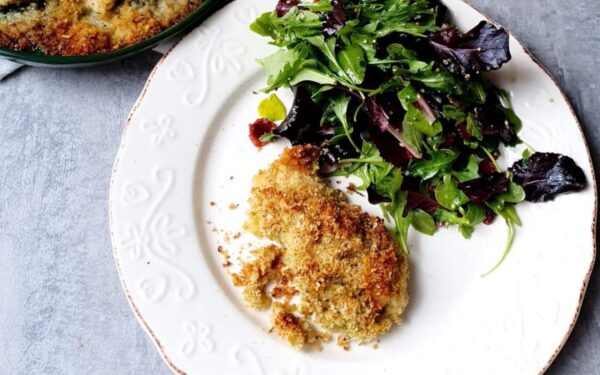 Vištienos kepsneliai sūrio ir džiūvėsėlių apvalkale