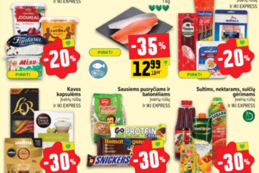 12 sav. savaitgalio akcijos