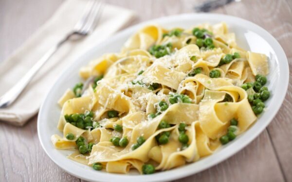 Kendal Jenner makaronai su žirneliais