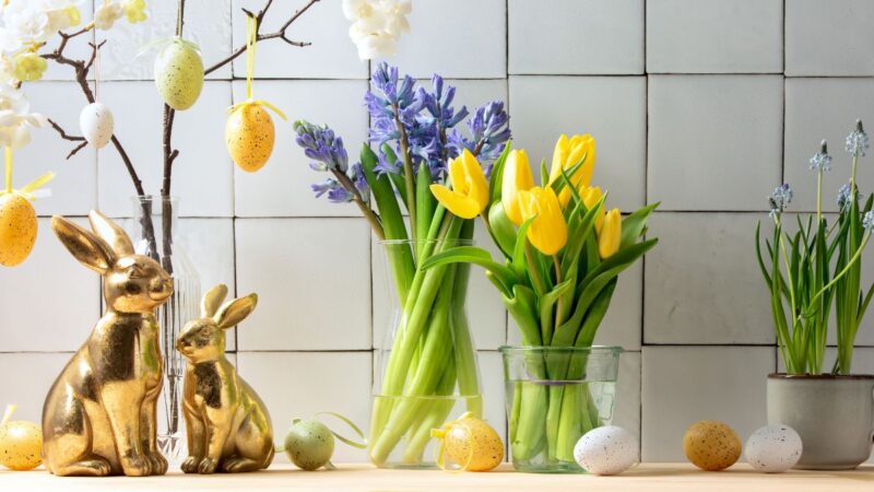 Velykinis namų puošimas: pavasario dvasia kiekviename kampelyje