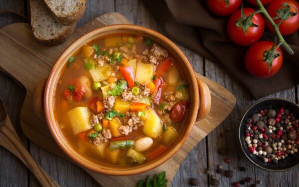 Soti maltos mėsos sriuba