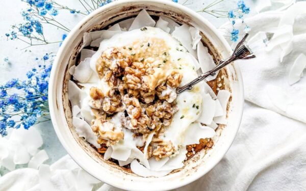 Kepta kokosinė avižinė košė