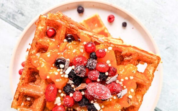 Moliūginiai varškės vafliai – tobulai traškūs