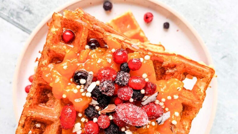 Moliūginiai varškės vafliai – tobulai traškūs