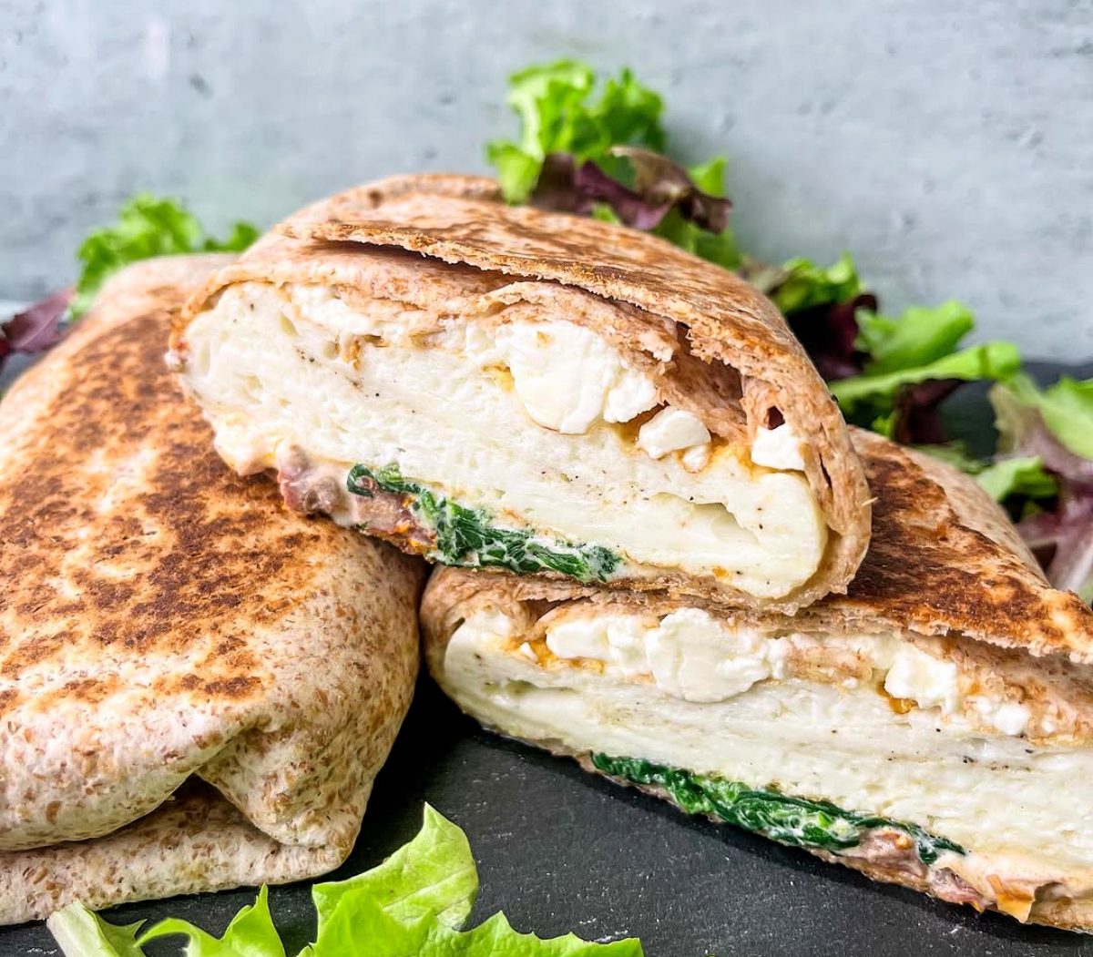 Pusryčių tortilijos su baltymų omletu