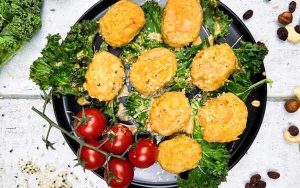 Saldžių bulvių virtinukai