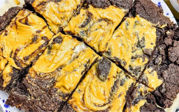 Labai šokoladinis pyragas su riešutų sviestu