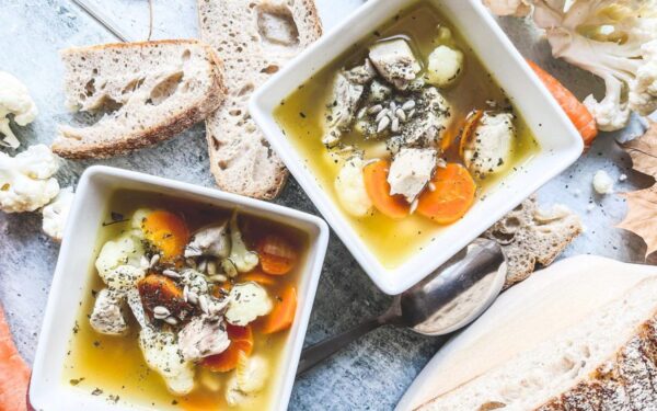 Triušienos sriuba su daržovėmis