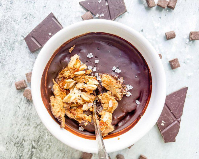 Twix šokoladuko skonio avižinė košė