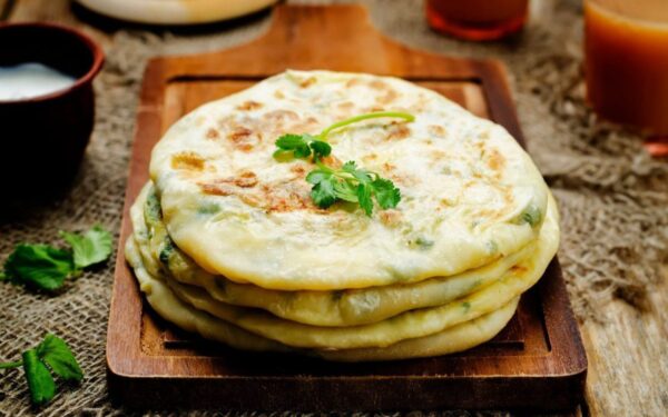 Bulvėmis įdarytos plokščiaduonės