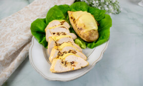 Įdarytos vištienos krūtinėlės užkandis Velykoms