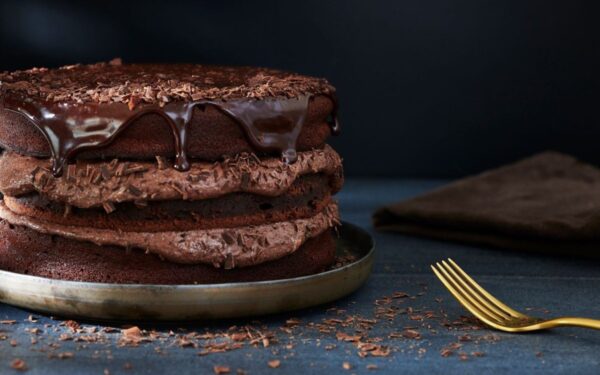 Labai šokoladinis tortas – tobulai sodrus
