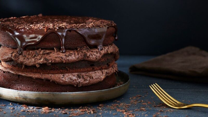 Labai šokoladinis tortas – tobulai sodrus