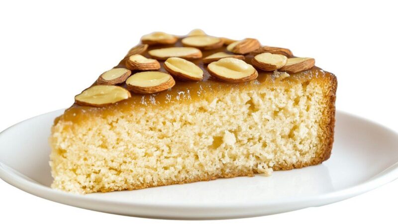 Migdolinis obuolių pyragas be glitimo