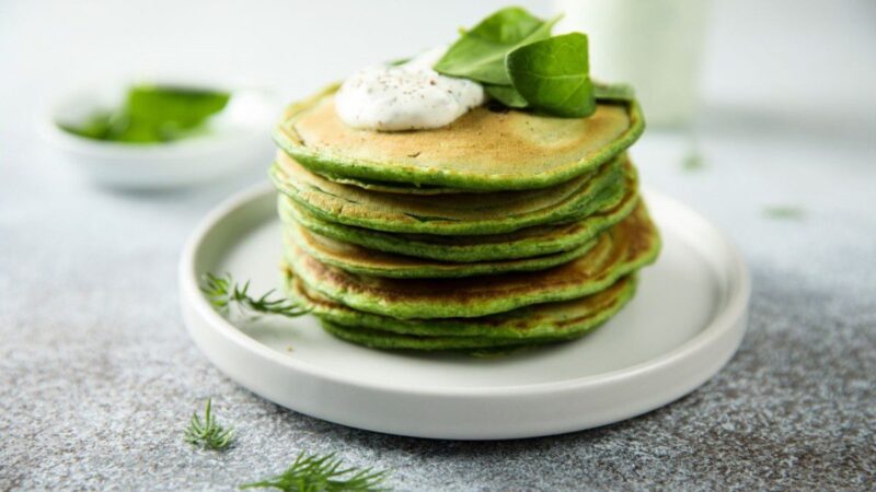 Pavasariškai žali blynai