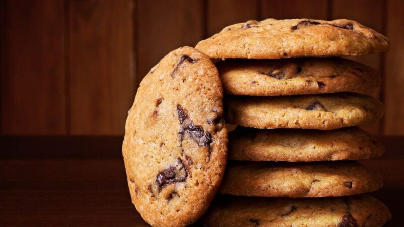 Sausainiai su šokolado gabaliukais