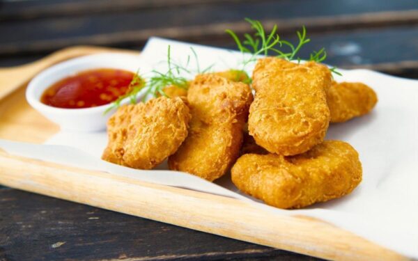 Traškios vištienos kepsneliai be glitimo