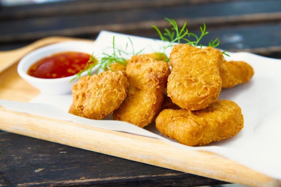 Traškios vištienos kepsneliai be glitimo