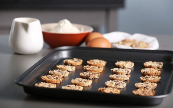 Veganiški sausainiai su obuoliais