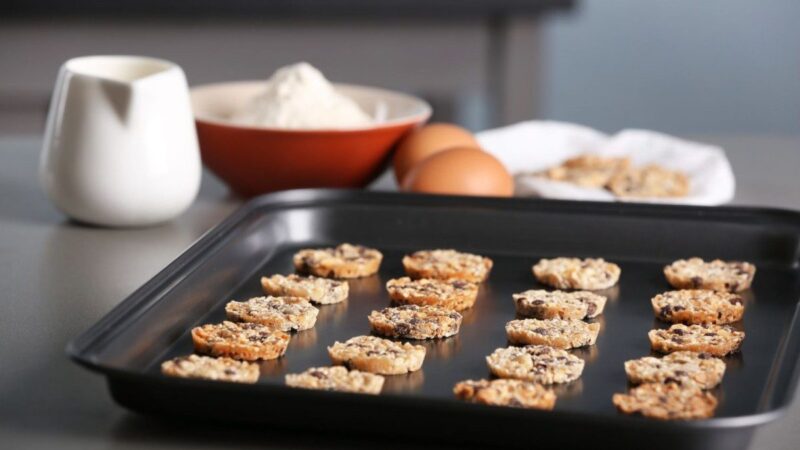 Veganiški sausainiai su obuoliais