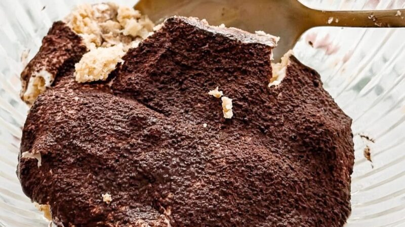 Baltyminis tiramisu be kiaušinių