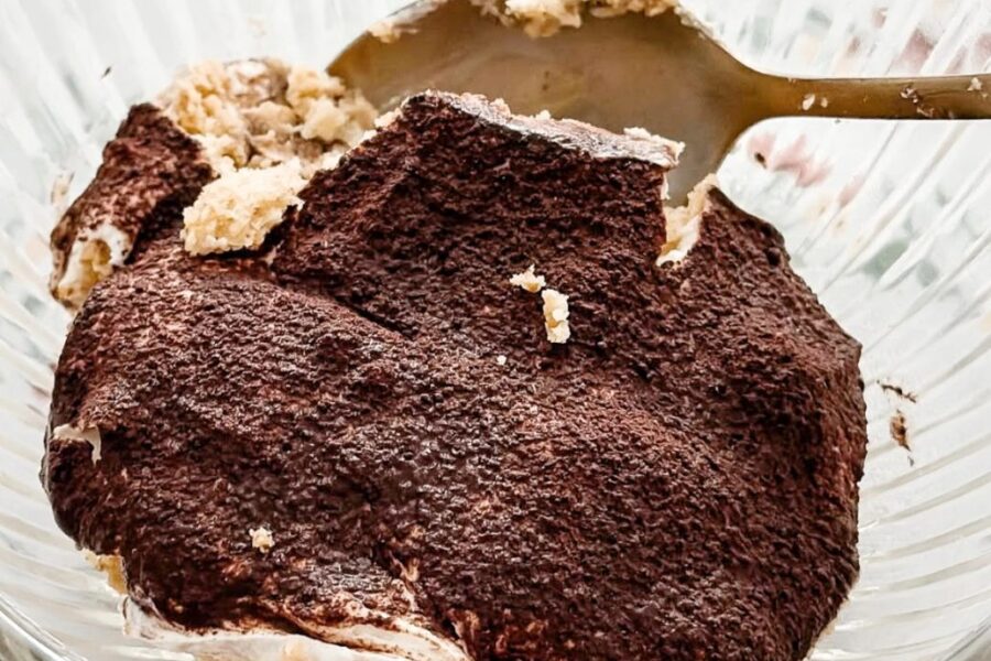 Baltyminis tiramisu be kiaušinių