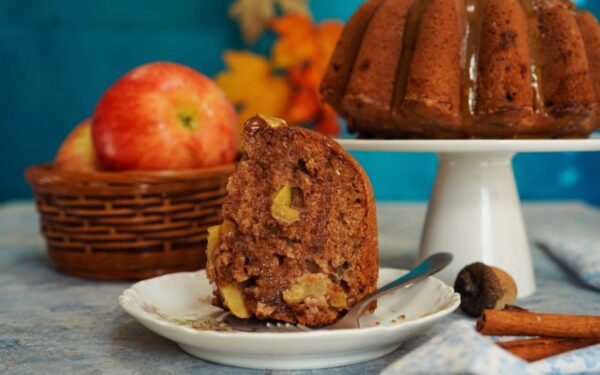 Šokoladinis keksas su obuoliais