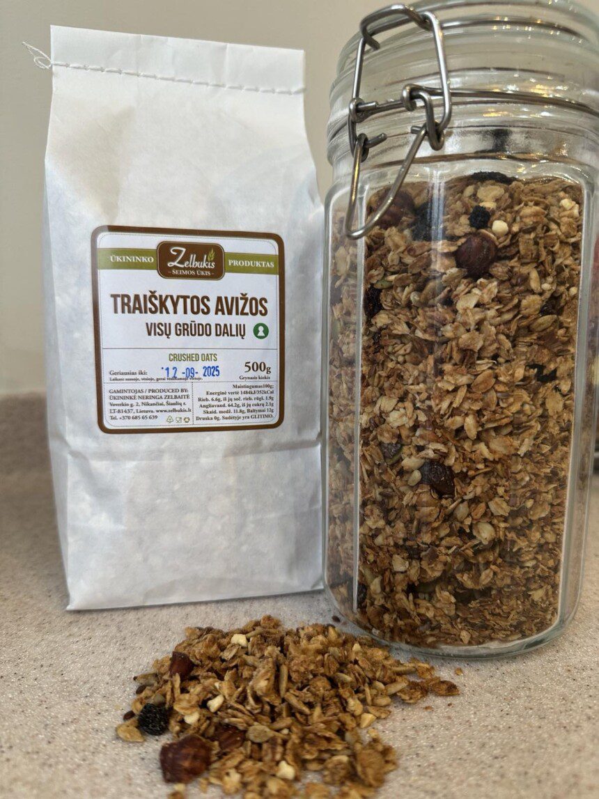 Naminė granola pagal Neringą. Receptas.