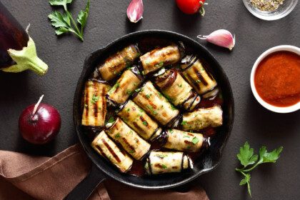Įdaryti baklažanų suktinukai