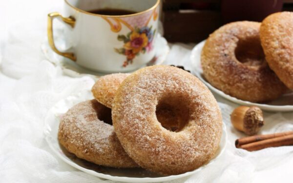 Orkaitėje keptos spurgos (be pieno produktų)