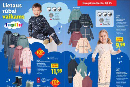 Lidl ne maisto prekių leidinys 2025 08 25–31: pasiūlymai ir pirkinių planavimas