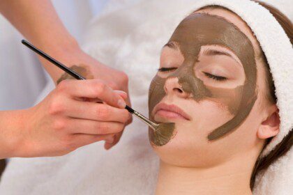 Linų sėmenų veido kaukė