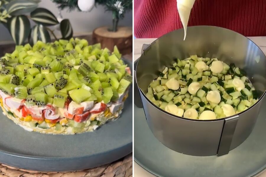 Per 10 min. paruošiamos šventinės kivių salotos šturmuoja internetą: skonis privers prašyti dar