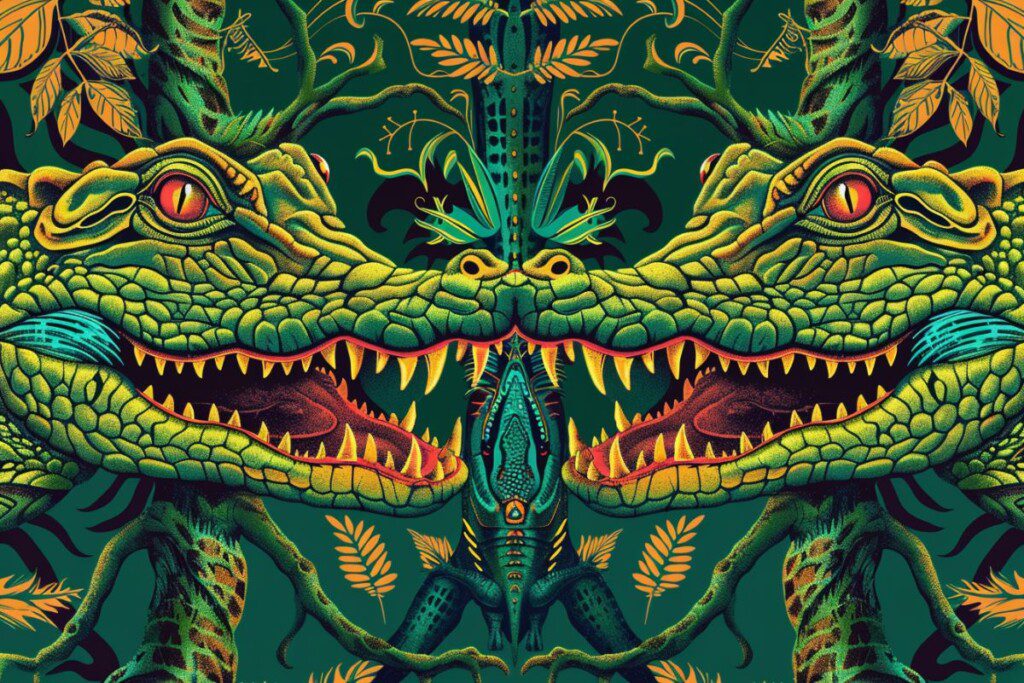 Optinės iliuzijos testas: ką pamatėte paveiksle atskleis jūsų asmenybę – Šaknų ir krokodilo interpretacijos prasmė