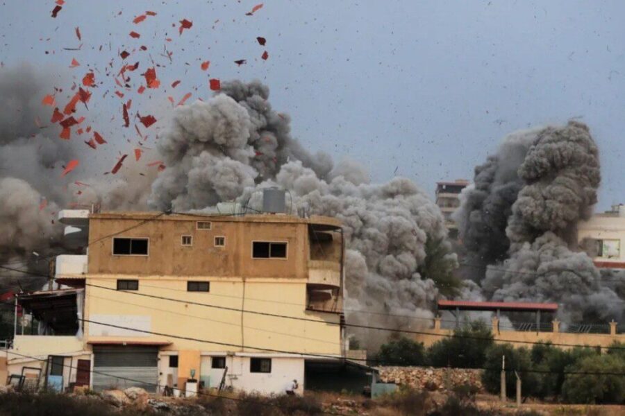 Izraelis bombardavo pietų Libaną: pranešama apie žuvusį civilį ir sunaikintą infrastruktūrą