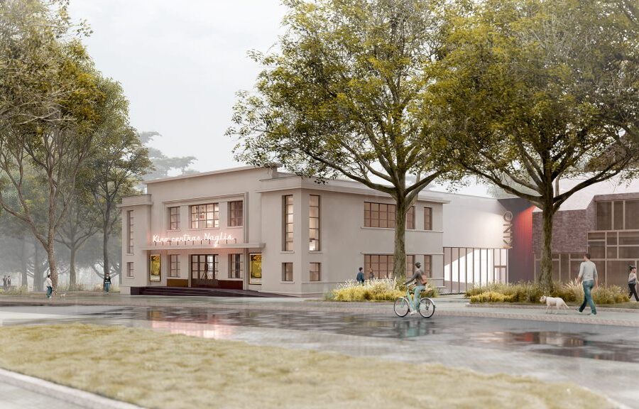 Kino teatro „Naglis“ vietoje įsikursianti filmoteka duris planuoja atverti šių metų rudenį