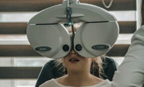 white eye testing machine