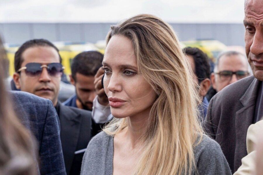 Dėmesys humanitarinei krizei Gazoje: Angelina Jolie lankėsi Rafacho pasienyje