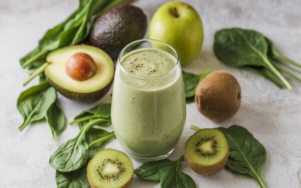 Žaliasis kokteilius su avokadu: sveikos mitybos receptas